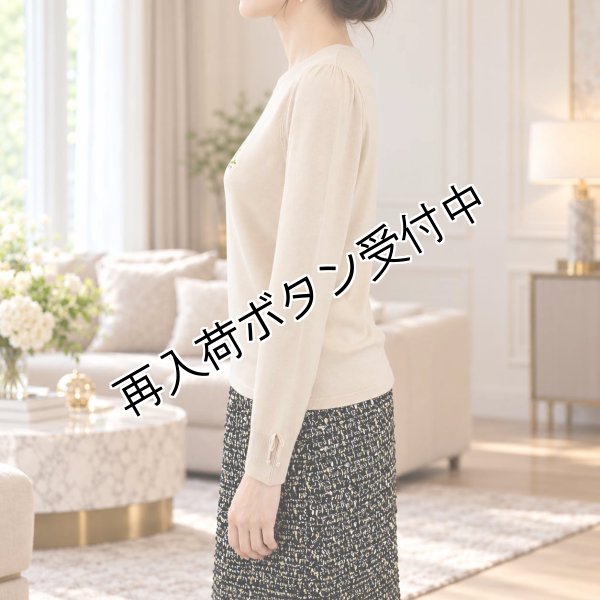 画像10: スズラン刺しゅう入りセーター【 新作 SuperBeauty 2026 秋冬 】 (10)