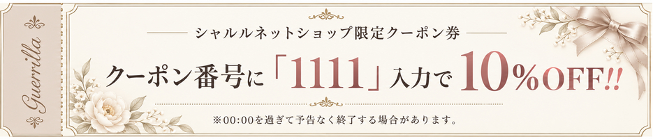 10%OFFクーポン