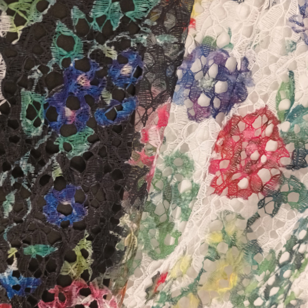 ABITOKYO｜リボン刺繍レイヤード風Aラインロングワンピース
